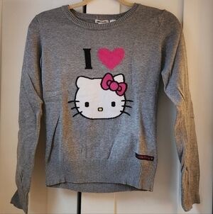 H&M Hello Kitty Gray Sweater